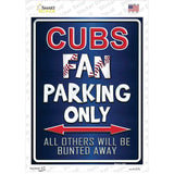 Cubs Novelty Rectangle Sticker Decal