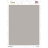 Solid Grey Novelty Rectangle Sticker Decal