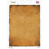 Orange Torn Edge Novelty Rectangle Sticker Decal