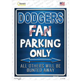 Dodgers Novelty Rectangle Sticker Decal