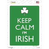 Keep Calm Im Irish Novelty Rectangle Sticker Decal