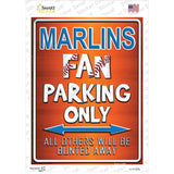 Marlins Novelty Rectangle Sticker Decal