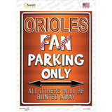 Orioles Novelty Rectangle Sticker Decal