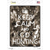 Keep Calm Go Hunting Novelty Rectangle Sticker Decal