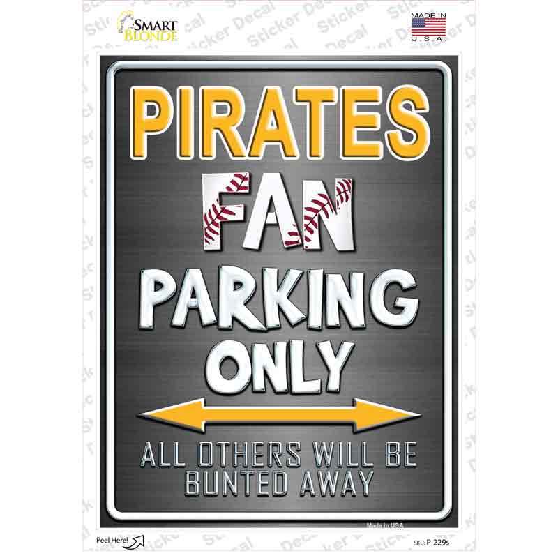 Pirates Novelty Rectangle Sticker Decal