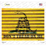 Dont Tread On Me Novelty Rectangle Sticker Decal