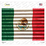 Mexico Flag Novelty Rectangle Sticker Decal