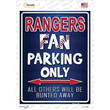 Rangers Blue Novelty Rectangle Sticker Decal