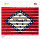 Arkansas Flag Novelty Rectangle Sticker Decal