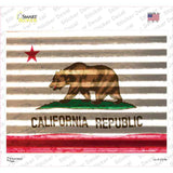 California Flag Novelty Rectangle Sticker Decal