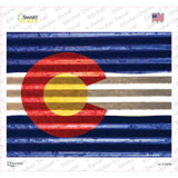 Colorado Flag Novelty Rectangle Sticker Decal