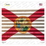 Florida Flag Novelty Rectangle Sticker Decal
