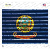 Idaho Flag Novelty Rectangle Sticker Decal