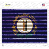 Kentucky Flag Novelty Rectangle Sticker Decal