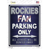 Rockies Novelty Rectangle Sticker Decal