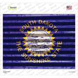South Dakota Flag Novelty Rectangle Sticker Decal