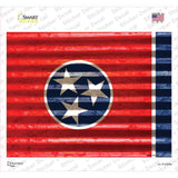 Tennessee Flag Novelty Rectangle Sticker Decal