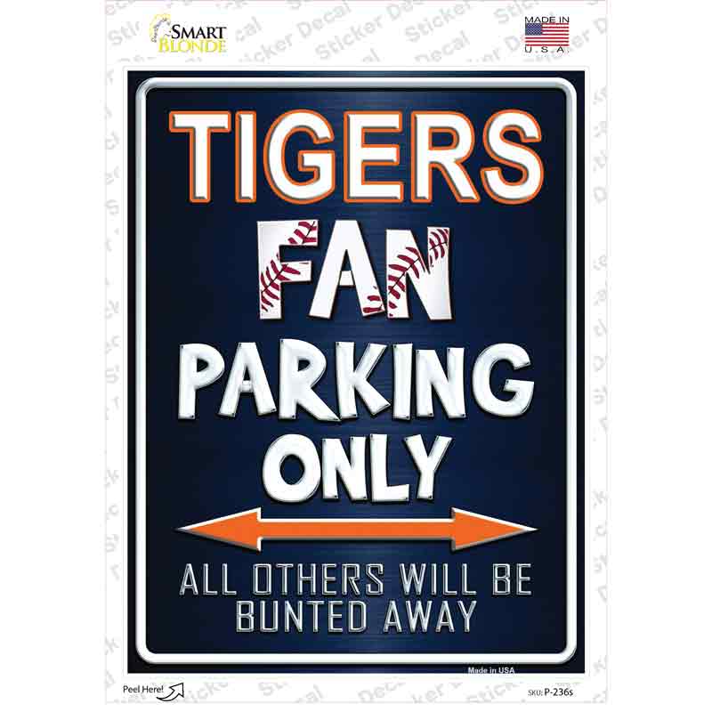 Tigers Novelty Rectangle Sticker Decal