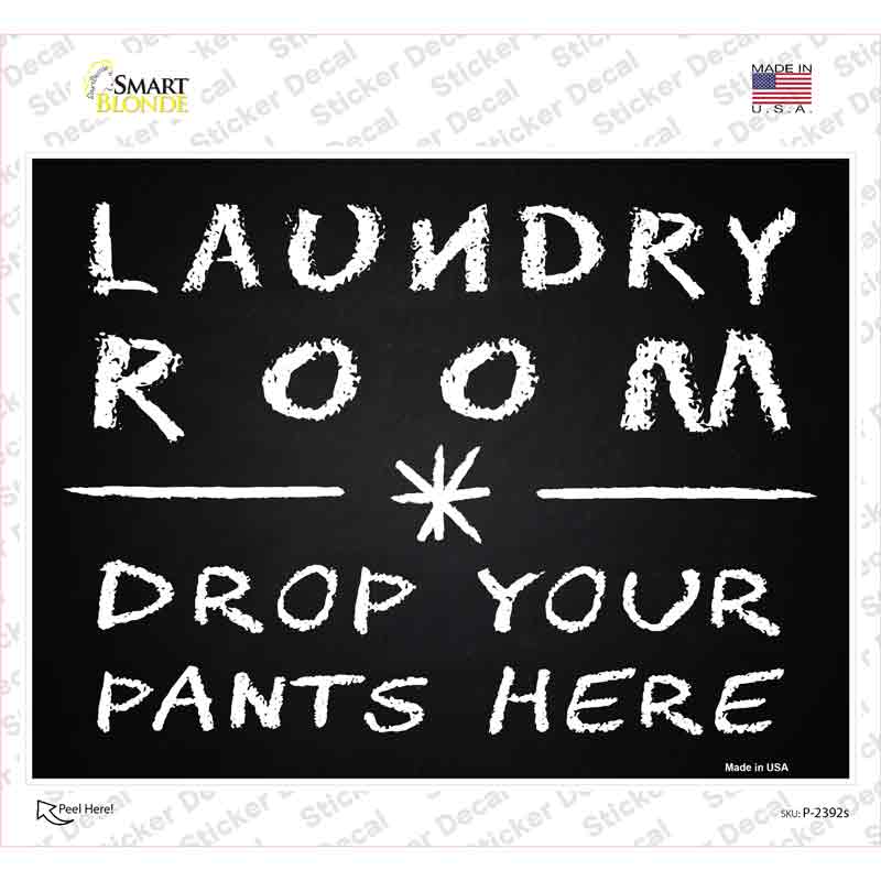 Laundry Room Novelty Rectangle Sticker Decal