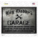 Big Daddys Garage Novelty Rectangle Sticker Decal