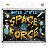 US Space Force Novelty Rectangle Sticker Decal