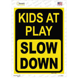 Kids At Play Novelty Rectangular Sticker Decal