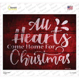 Come Home For Christmas Novelty Rectangle Sticker Decal