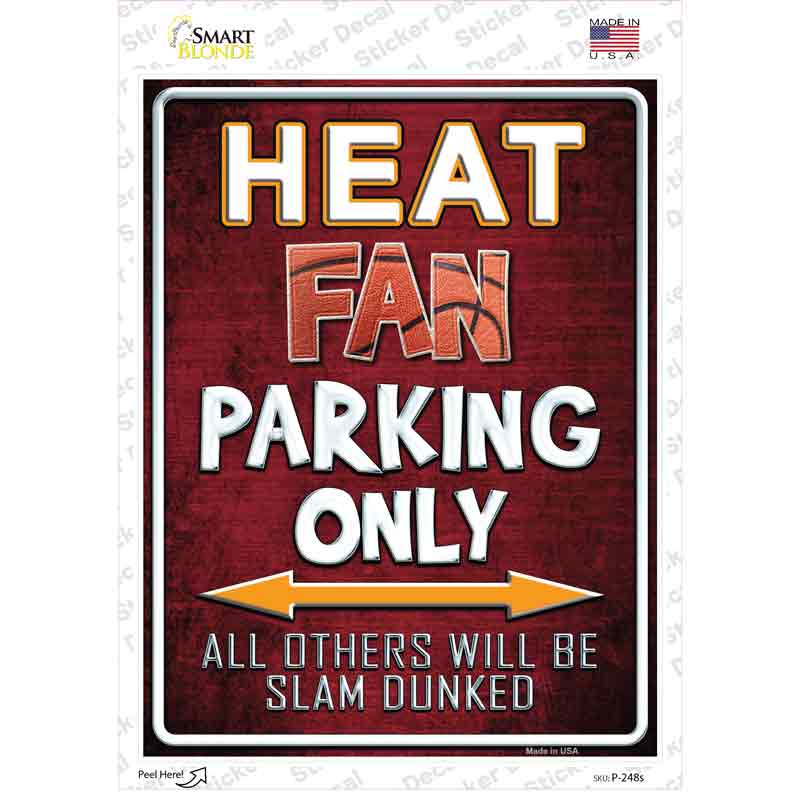 Heat Novelty Rectangle Sticker Decal