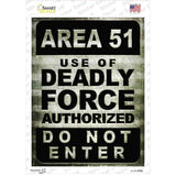 Area 51 Novelty Rectangle Sticker Decal