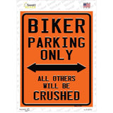 Biking Only Novelty Rectangle Sticker Decal