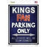 Kings Purple Novelty Rectangle Sticker Decal