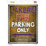 Lakers Novelty Rectangle Sticker Decal