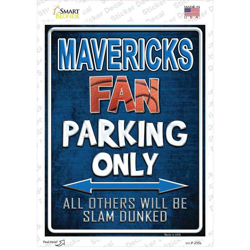 Mavericks Novelty Rectangle Sticker Decal