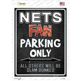 Nets Novelty Rectangle Sticker Decal