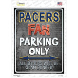 Pacers Novelty Rectangle Sticker Decal