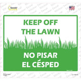 Keep Off The Lawn Novelty Rectangle Sticker Decal