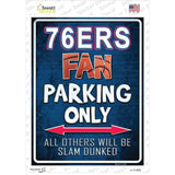 76ers Novelty Rectangle Sticker Decal