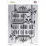 Greater Gift Than Cat Novelty Rectangular Sticker Decal