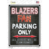 Trail Blazers Novelty Rectangle Sticker Decal
