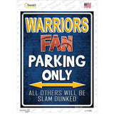 Warriors Novelty Rectangle Sticker Decal