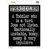 Terddler Novelty Rectangle Sticker Decal