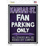 Kansas State Novelty Rectangle Sticker Decal