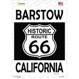 Barstow California Historic Route 66 Novelty Rectangle Sticker Decal