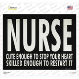Cute Nurse, Restart Heart Novelty Rectangle Sticker Decal