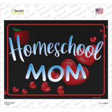 Homeschool Mom Heart Novelty Rectangle Sticker Decal