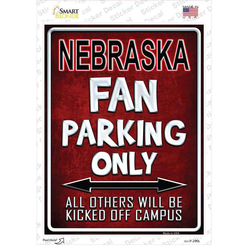 Nebraska Novelty Rectangle Sticker Decal