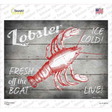 Lobster Fresh off the Boat Novelty Rectangle Sticker Decal