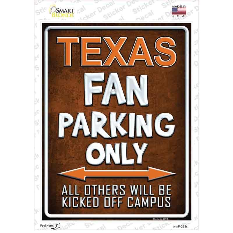 Texas Novelty Rectangle Sticker Decal