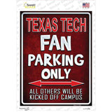Texas Tech Novelty Rectangle Sticker Decal