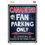 Canadiens Novelty Rectangle Sticker Decal